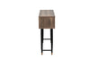 Modern Console Table with 2 Drawers - Brown