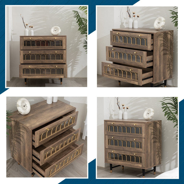 brown chest of drawer