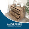 Modern 3-Drawer Chest of Drawers - Brown