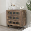 Modern 3-Drawer Chest of Drawers - Brown