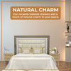 Modern 2- Draw Bedside Table - Light Brown